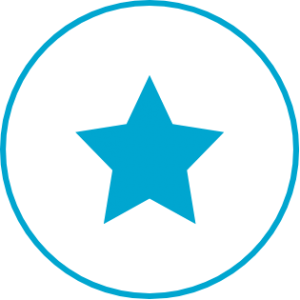 Icon depicting a star
